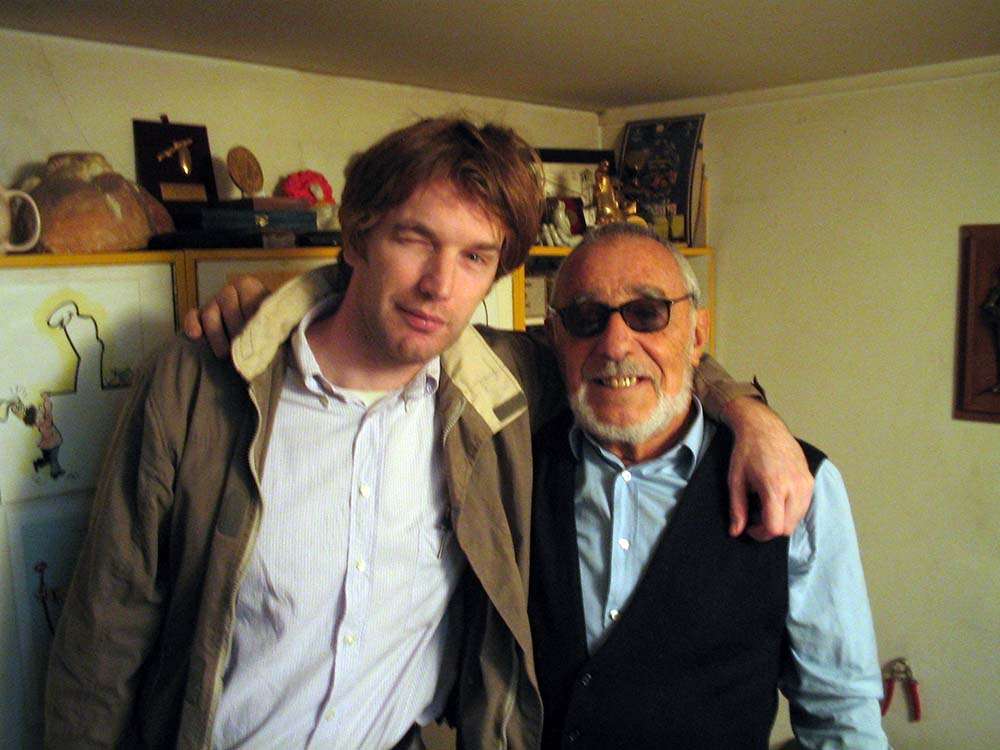 Osvaldo Cavandoli e Piero Tonin